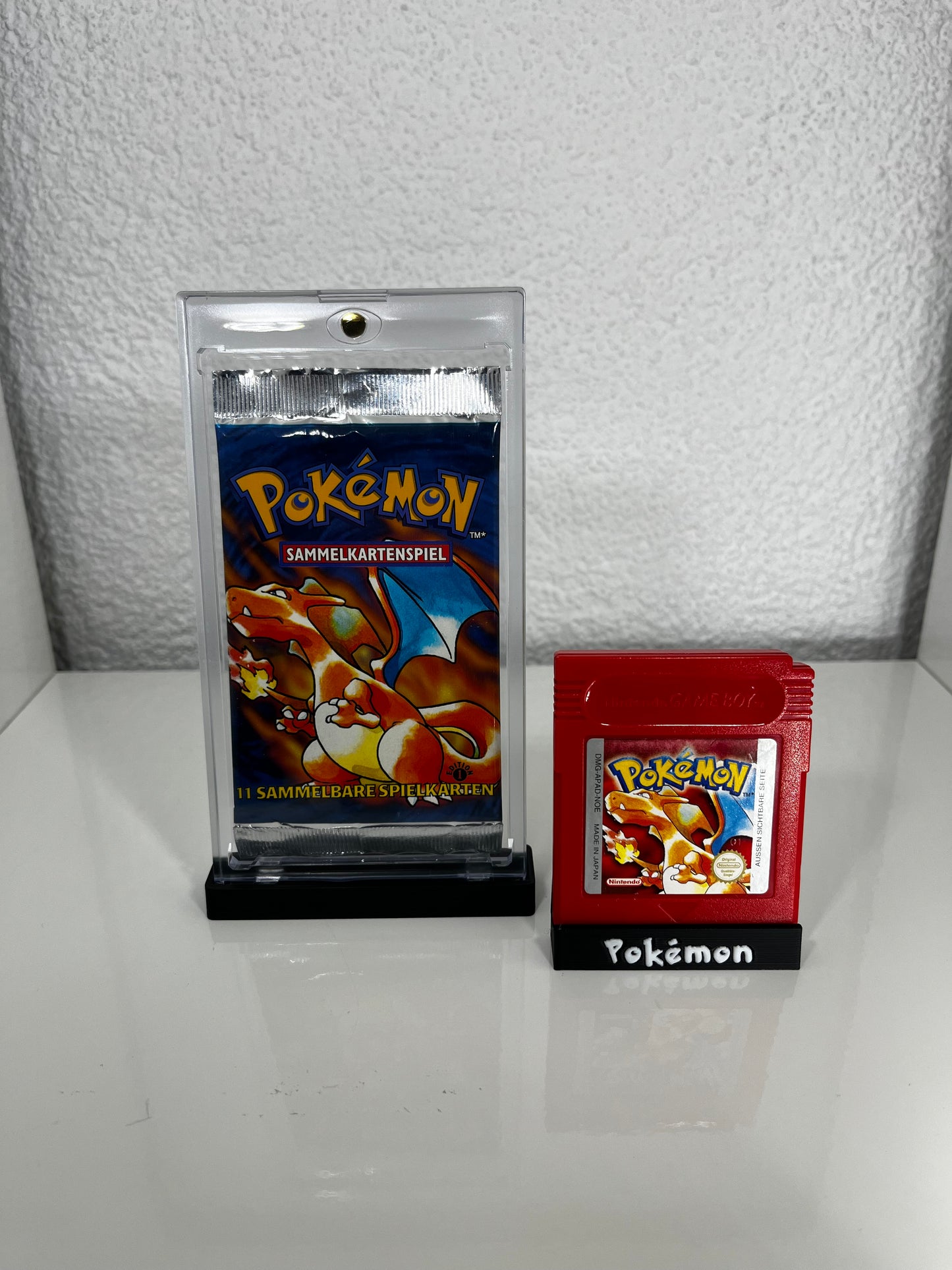 GameBoy Modul Ständer mit Schriftzug Pokemon