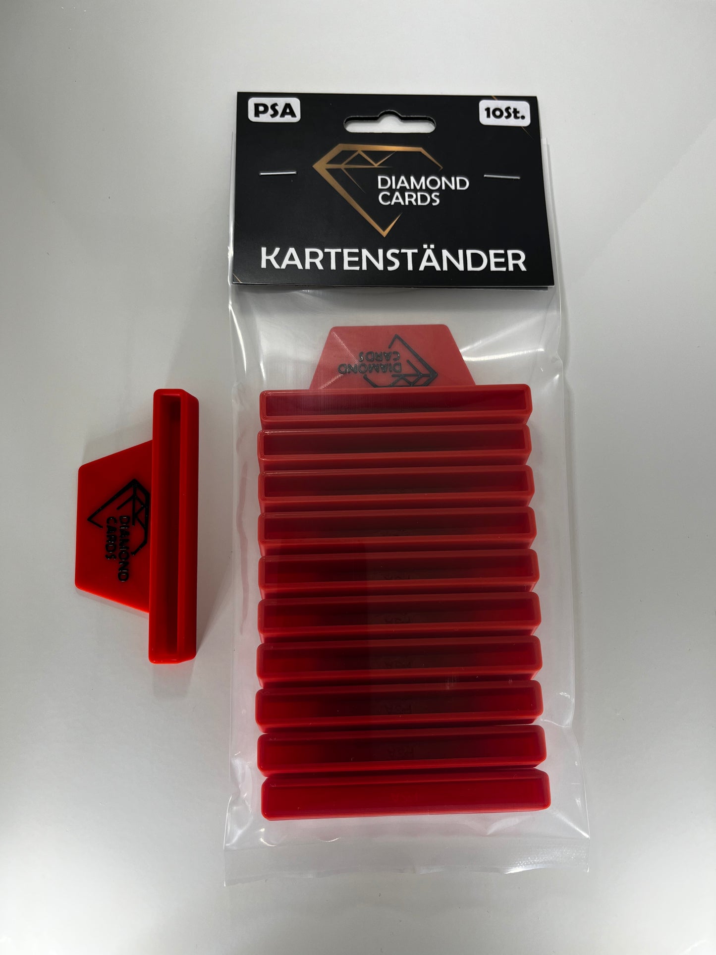 Für PSA Standard Slabs - rot - Sammelkarten Ständer / Cardholder red