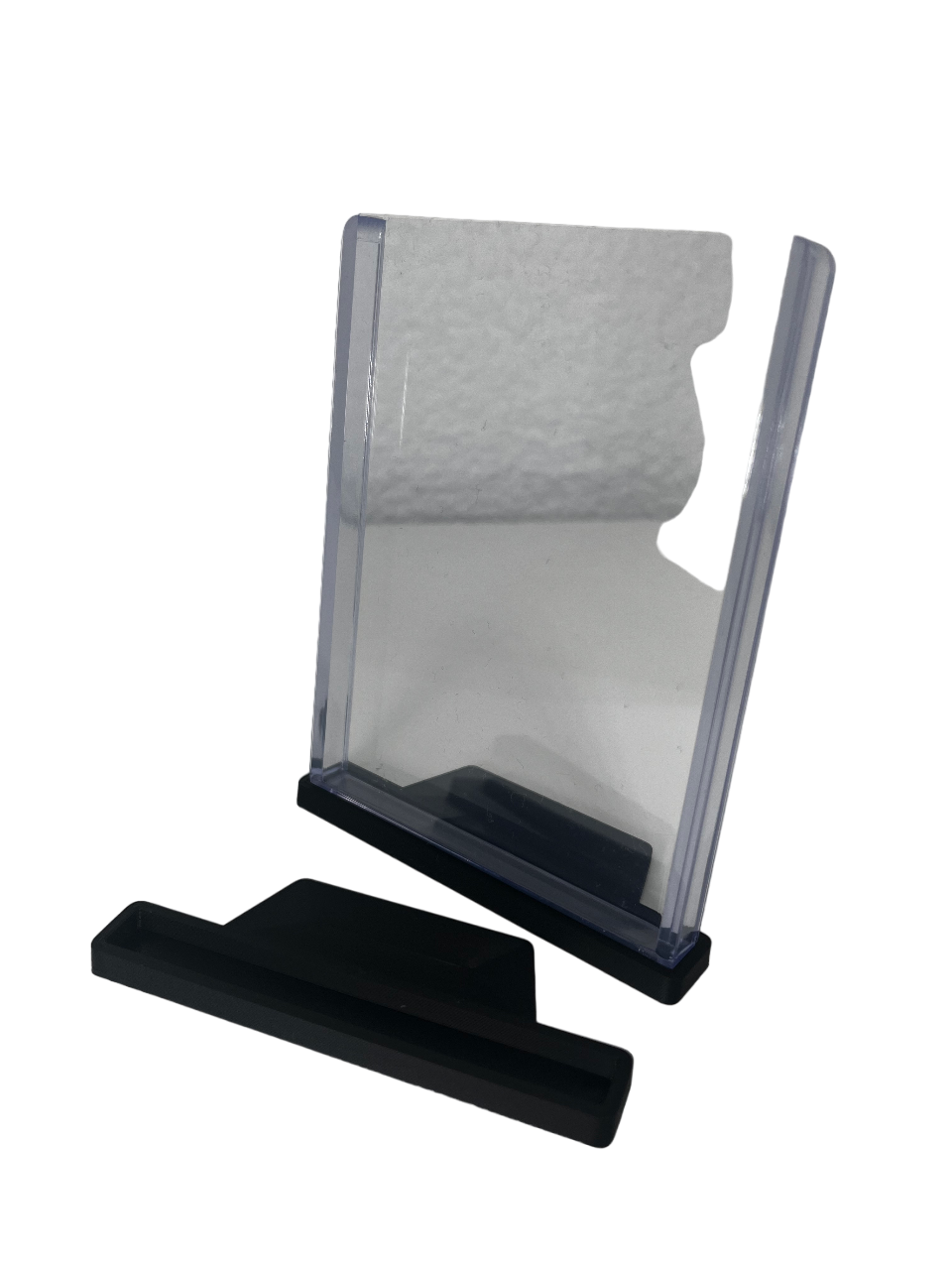 Für Toploader - schwarz - Sammelkarten Ständer / Cardholder black